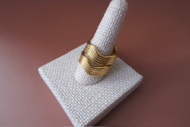 Wavy Gold Ring