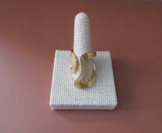 Long Adjustable Gold Ring