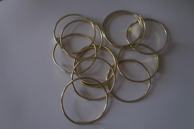 Gold Brass Bangle